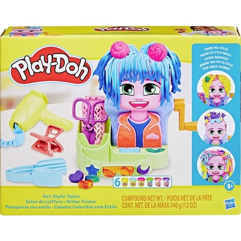 Hasbro Play-Doh Haarstyling-Salon Wild-Haarstylist