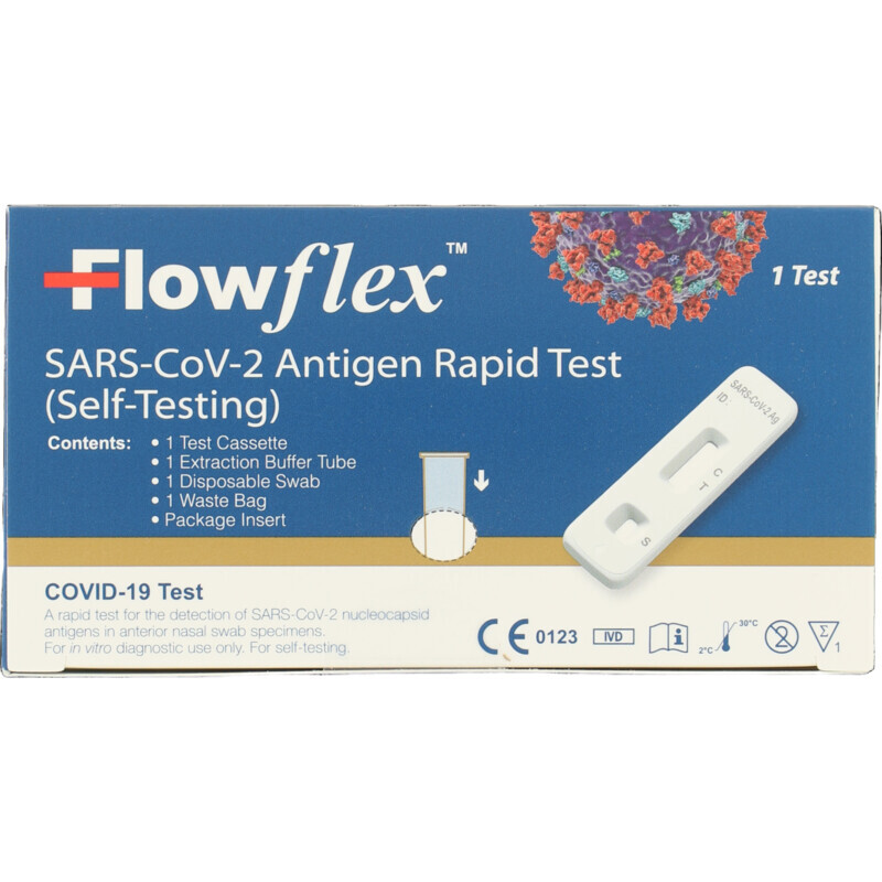 Flowflex Antigeen Test Covid 1 stuk