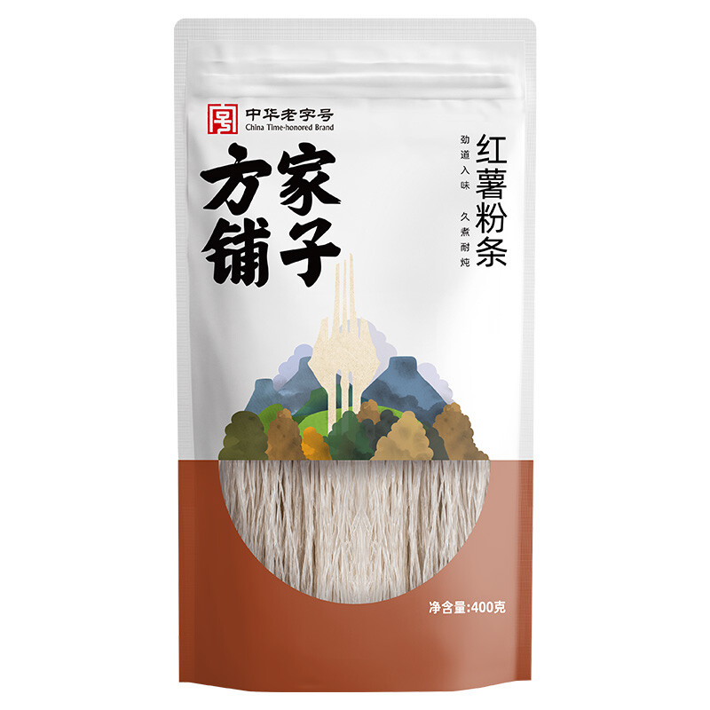 Fang Jia Pu Zi Sweet Potato Vermicelli 400g Bag