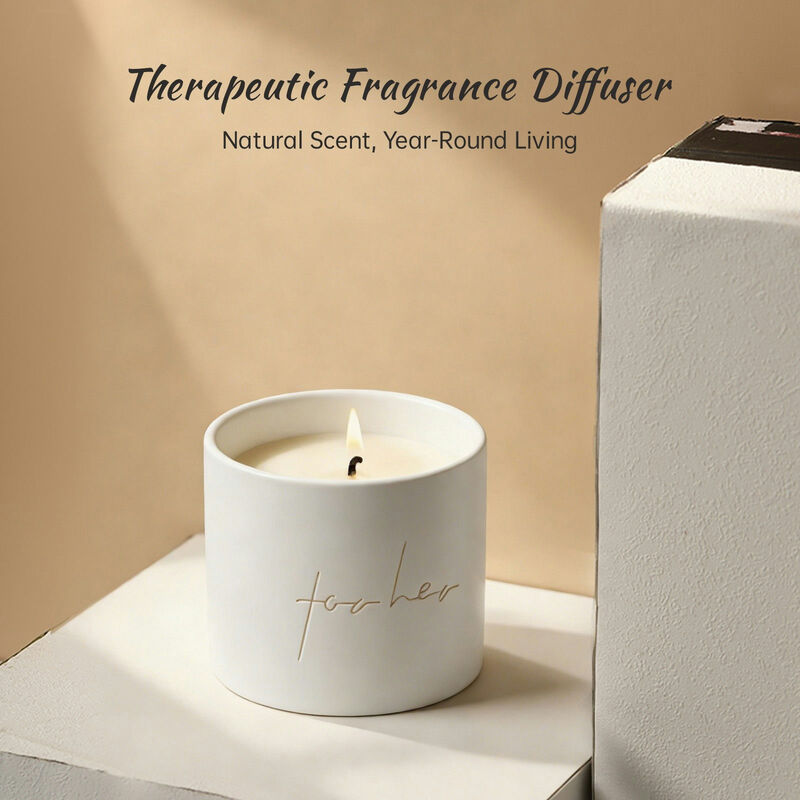 Dongyang Ceramic Scented Candle - Westin White Tea (White), 250G, 1PC