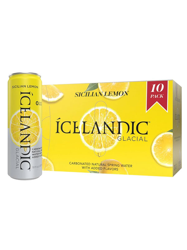 Sicilian Lemon Sparkling Mineral Water - Can 10 x 330ml
