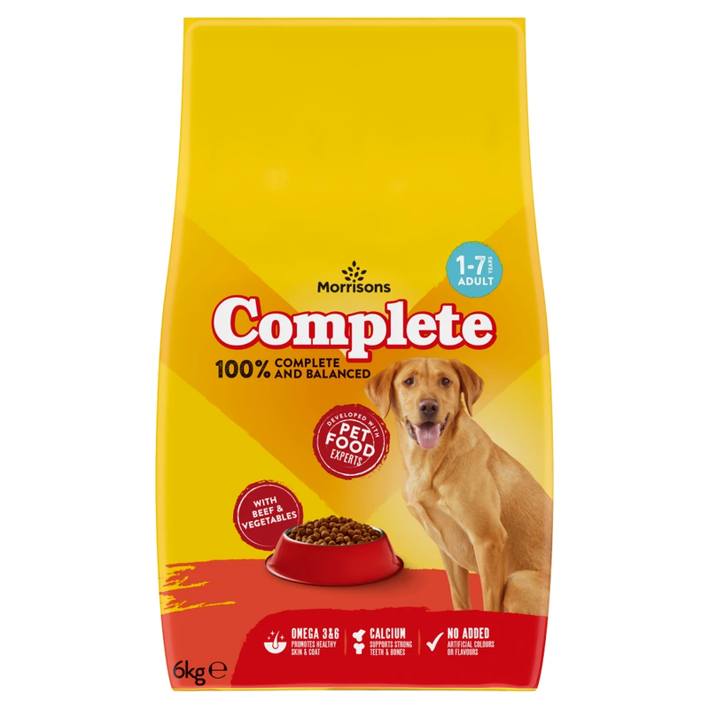 Complete Beef & Vegetable Pet Food 6kg