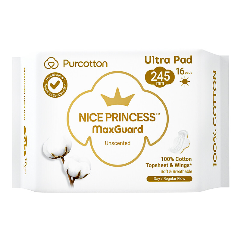 2024 Princess Nasi Ultra-Absorb-Serie Damenbinden (Übersee) 245 mm, 16 Binden