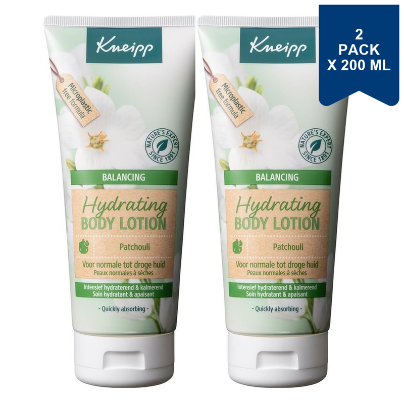 Kneipp Balancerende Hydraterende Bodylotion Patchouli 200 ml (2-Pack)