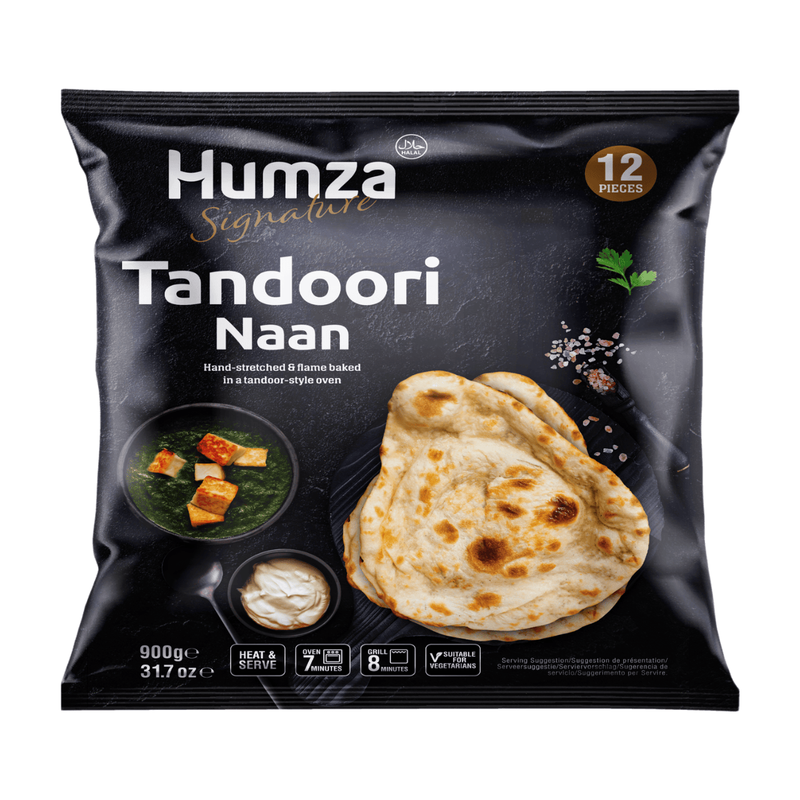 Humza Plain Tandoori Naan 300G 4Pcs
