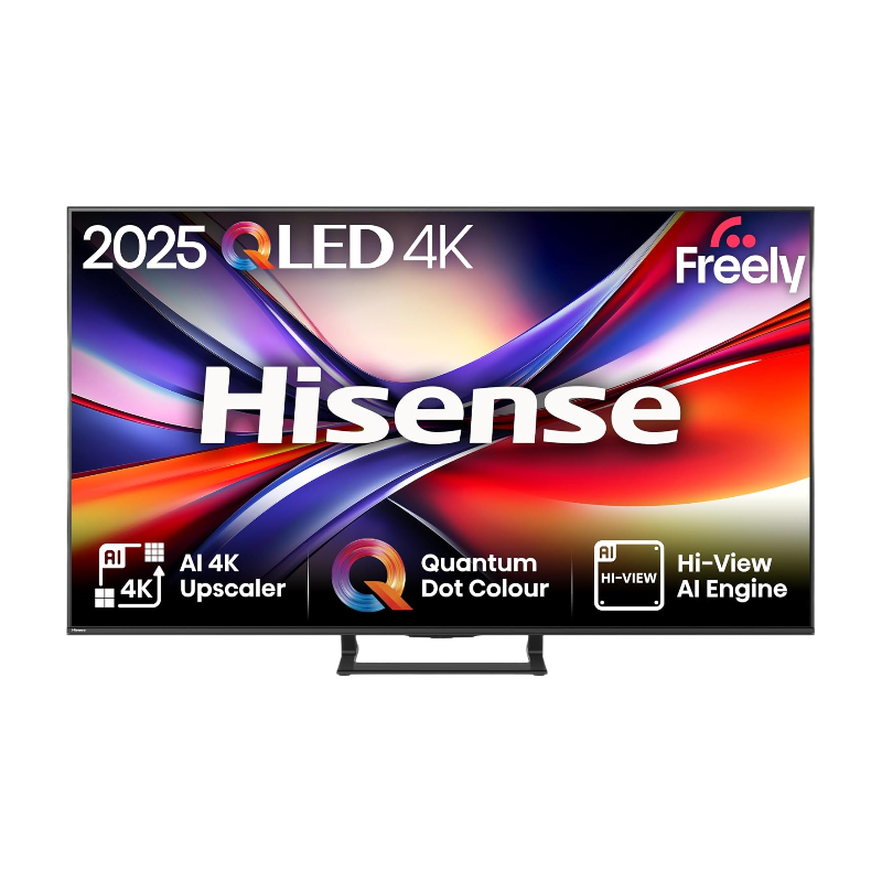 Hisense Light 50"A7q Qled 4K Hdr Smart Vidaa Os Tv-50A7qtuk (Dolby Vision, Atmos, Ai 4K Upscaler, Ai Smooth Motion)