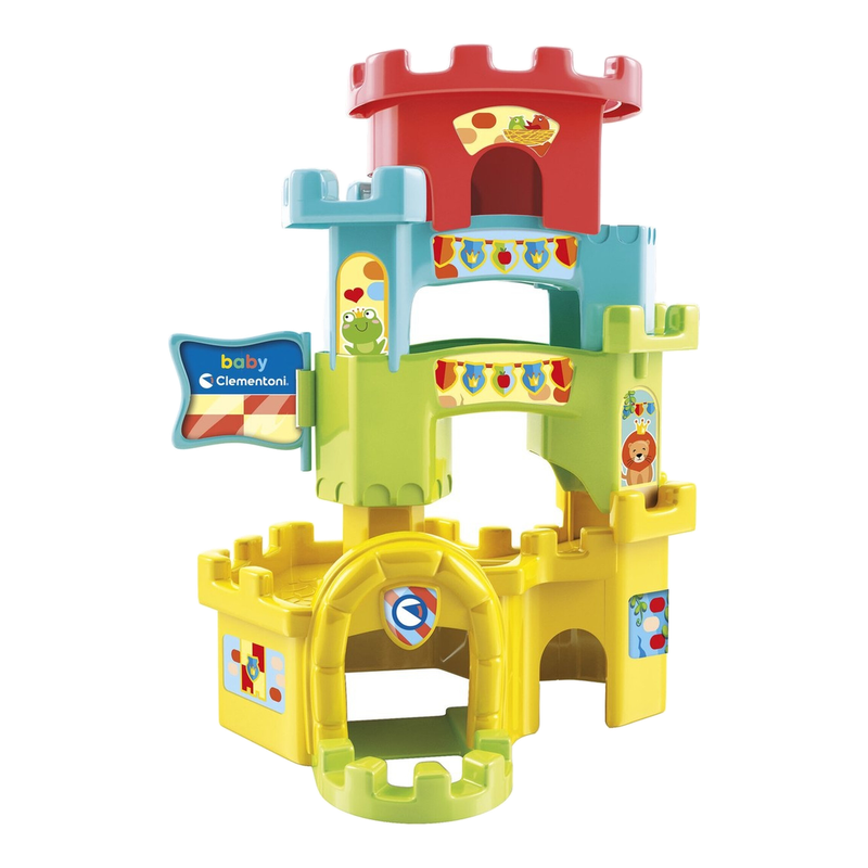 Clementoni baby ballenval kasteel educatief speelgoed - multikleur, 46,5 x 31,5 x 26 cm