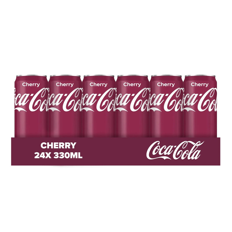 Coca-Cola Cherry Cola frisdrank - 24 x 330 ml