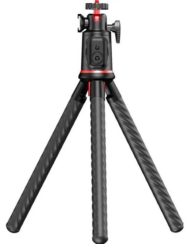 Rollei Easy Creator MonkeyPod Flexibles Mini Stativ Selfie Stick 360° Kugelkopf Bluetooth Fernauslöser