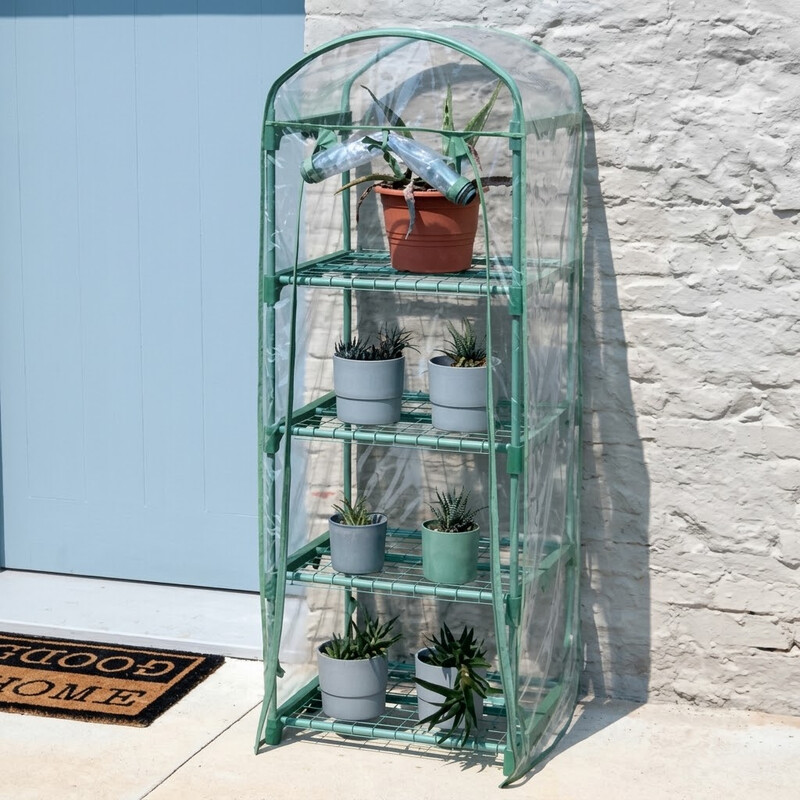 Verdemax Faltbares Pop-up-Gewächshaus für Balkon und Garten, Gewölbtes Pflanzengewächshaus – Italienische Gartenmarke