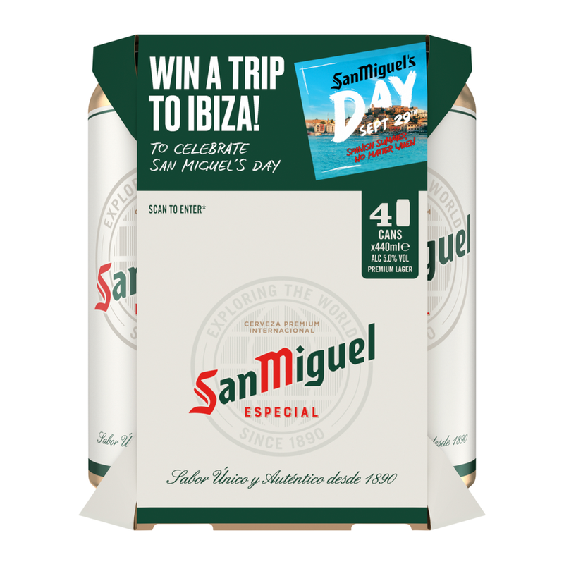 San Miguel 4 X 440Ml (Abv 5%)