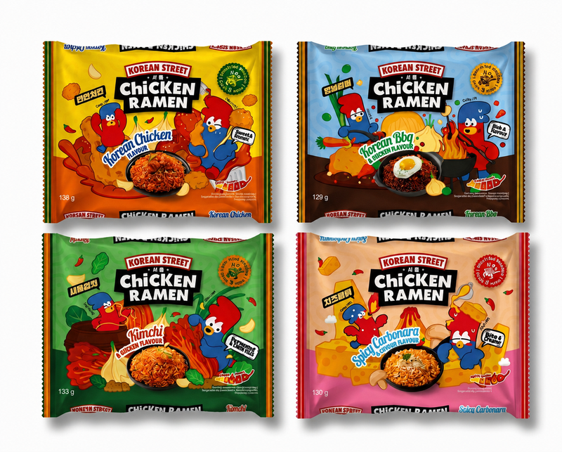 Korean Street Chicken Ramen Flavour Bundle