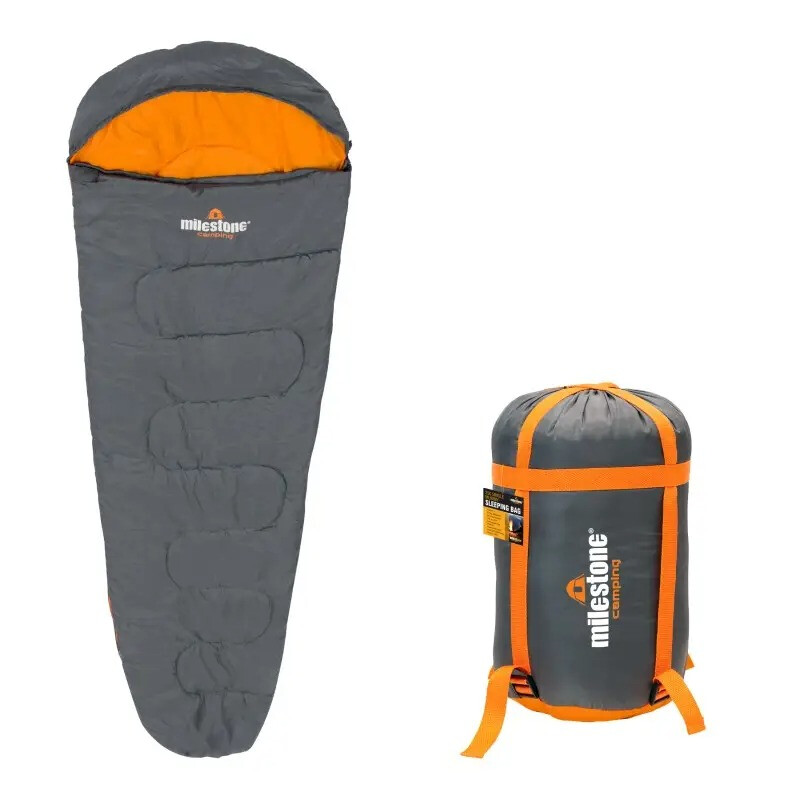 Single Mummy Sleeping Bag - 250gsm - 2 Seasons