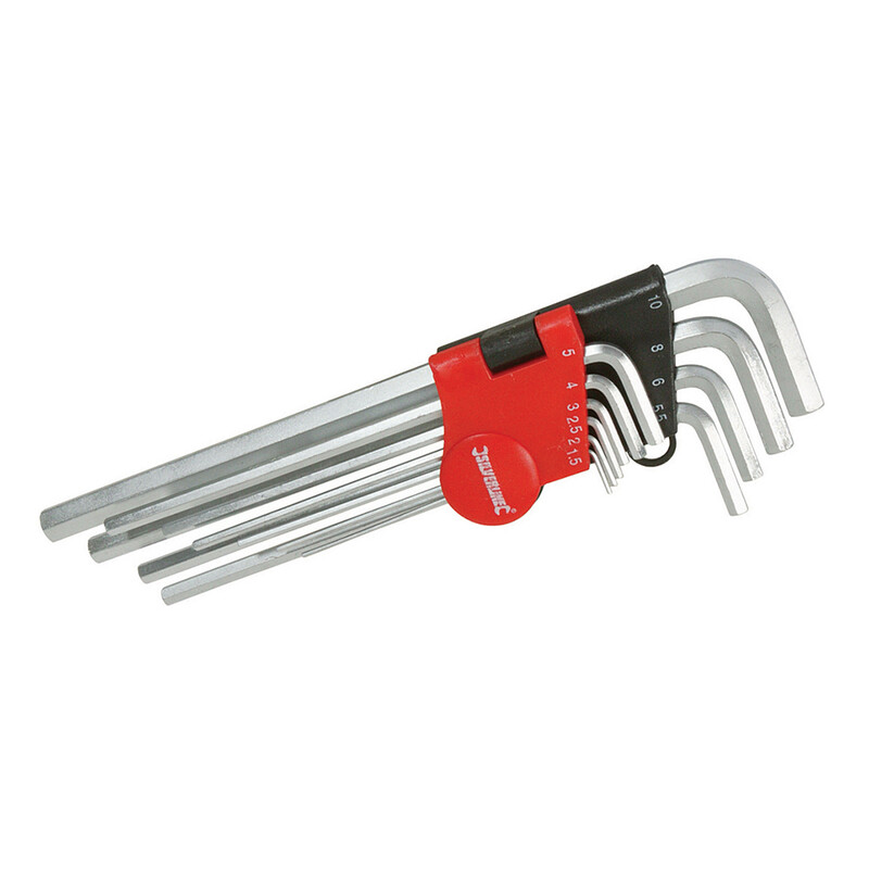 Expert Hex Key Metric Set 10pce 1.5 - 10mm