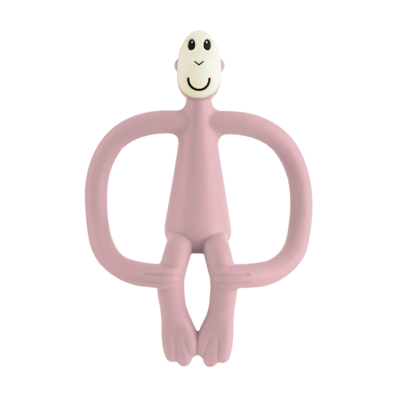 Original Monkey Teether 3+ Months Dusty Pink