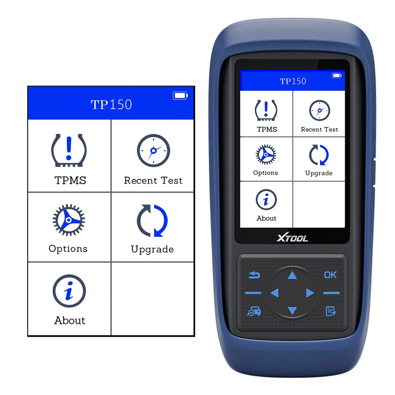 Xtool Tp150 Tpms Programming Tool, Universal Tpms Relearn/Reset/Activate Tool(315/433Mhz), Tire Sensor Programmer For Ts100 Only, Tire Pressure Monitoring System Diagnostic Tool 705794289333