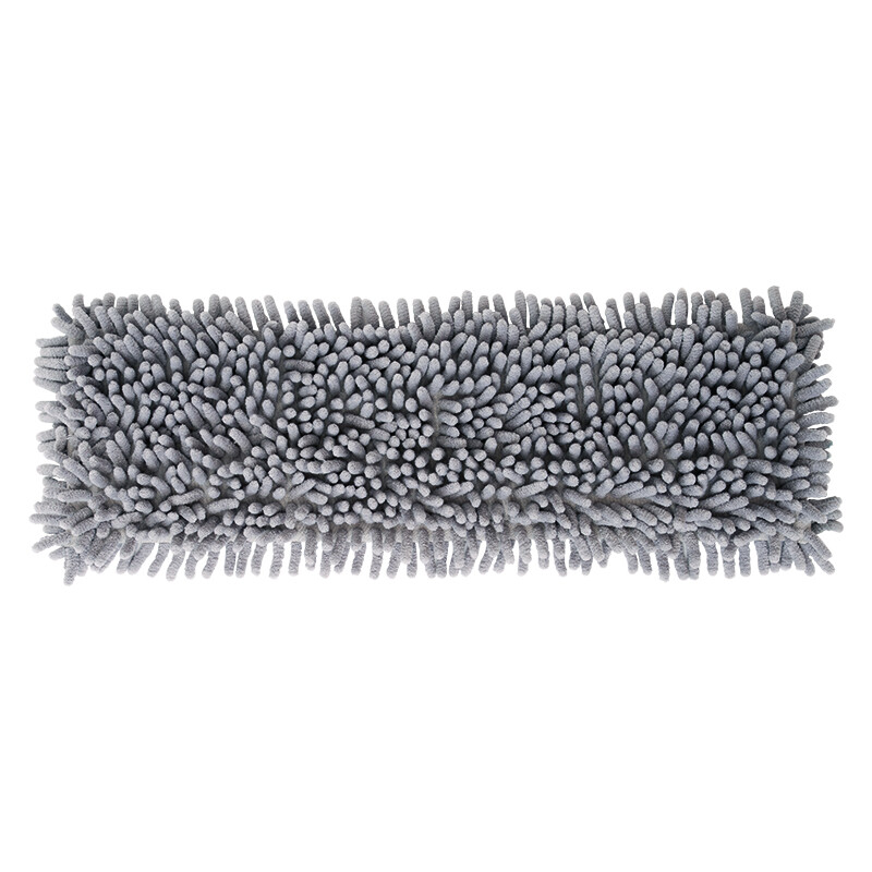 43.5cm Replacement Chenille Microfiber Mop Head Refill, 110g Thick, Grey Dusting Pad 