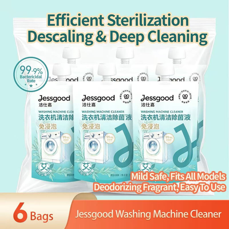 Jessgood Washing Machine Cleaner (Bagged) 250g (6 Bags)