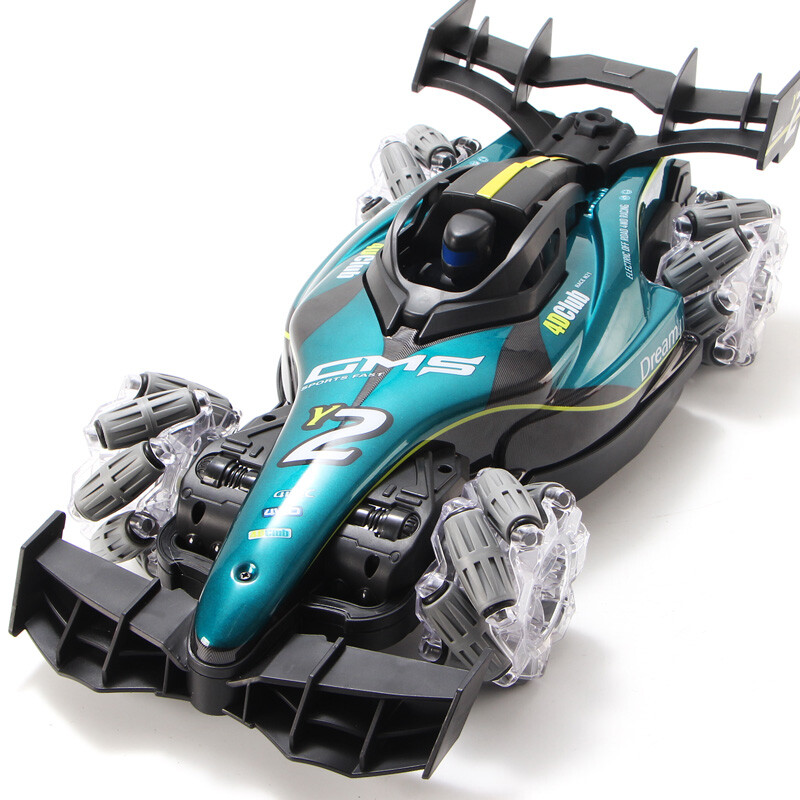 4DRC Y2 Gesture Hand Remote Control Car for Kids Age 6-12 Year Old 2.4GHz 4WD 360°Rotation Drift RC Stunt Car with Light & Music & Spray 1:12 Scale Toy Cars Gift for Boys Girls