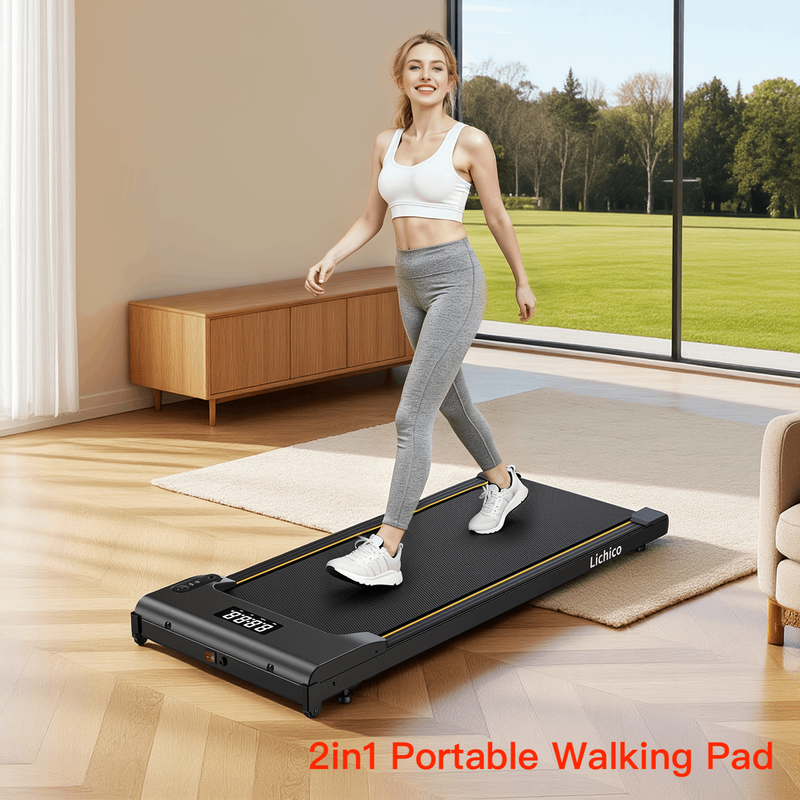 Lichico loopband voor onder het bureau, max. draagvermogen 130 kg, voor thuisfitness