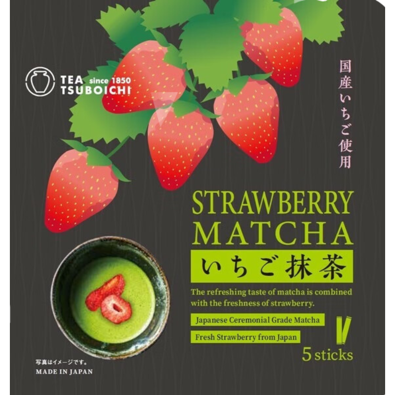 Tsuboichi Aardbei Matcha Stick 5 stuks 50 g