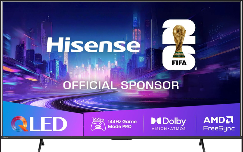 Hisense 55E7S PRO TV QLED 55 pouces (139 cm) 4K - 144 Hz, Smart TV de jeu