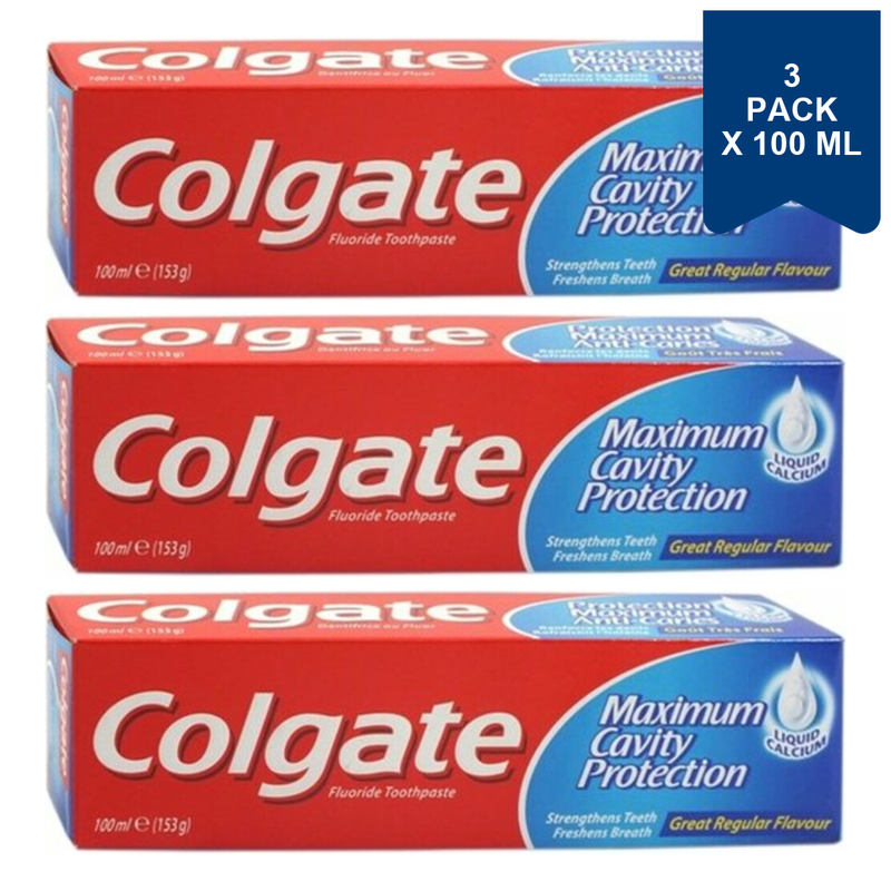 Colgate Tandpasta Regular 100 ml (3-Pack)