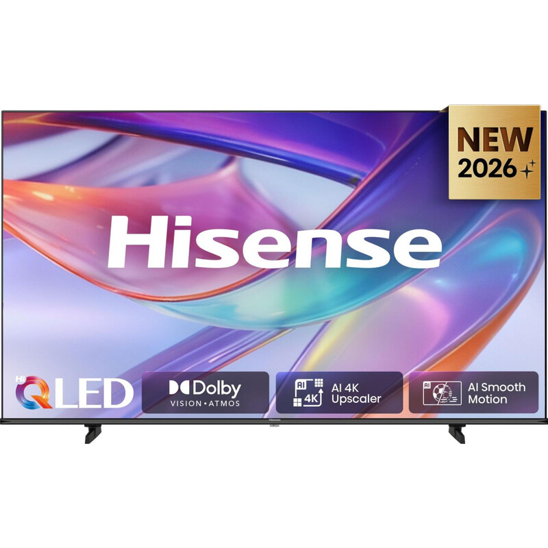Hisense 58E7S 58 Zoll QLED TV | 4K Smart-TV mit Dolby Vision, Dolby Atmos, HomeOS und Triple Tuner für ein beeindruckendes Heimkino