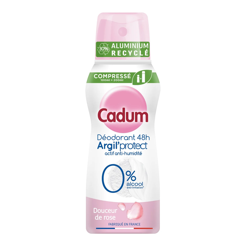 Déodorant Spray Efficacité 48h Argil'protect Douceur De Cadum Le Flacon De 200ml - vue 1