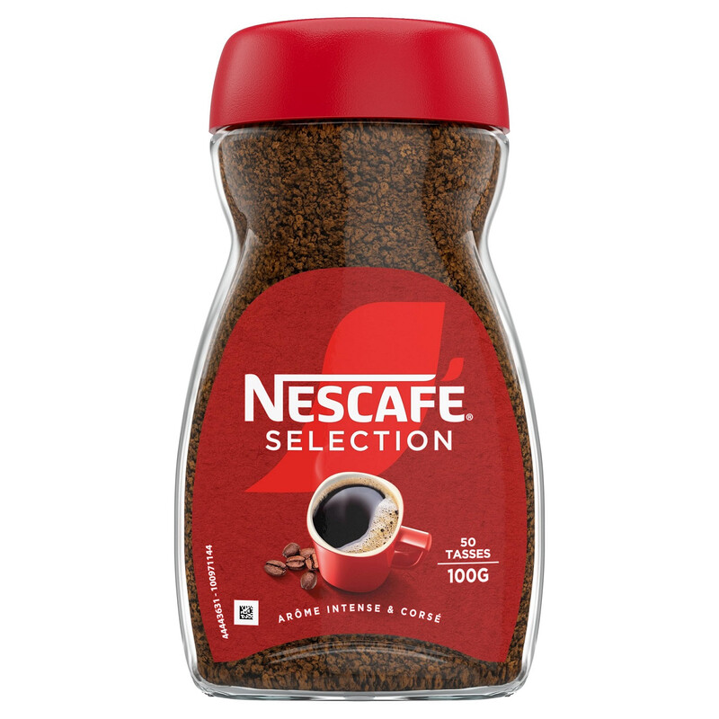 Café Soluble Sélection Nescafe La Boîte De 50 Tasses - vue 2