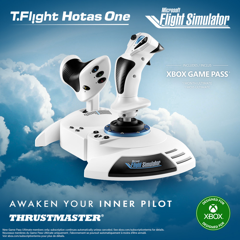 Thrustmaster T.Flight Hotas One Édition Spéciale Microsoft Flight Simulator (Manette de Vol pour Xbox/PC)