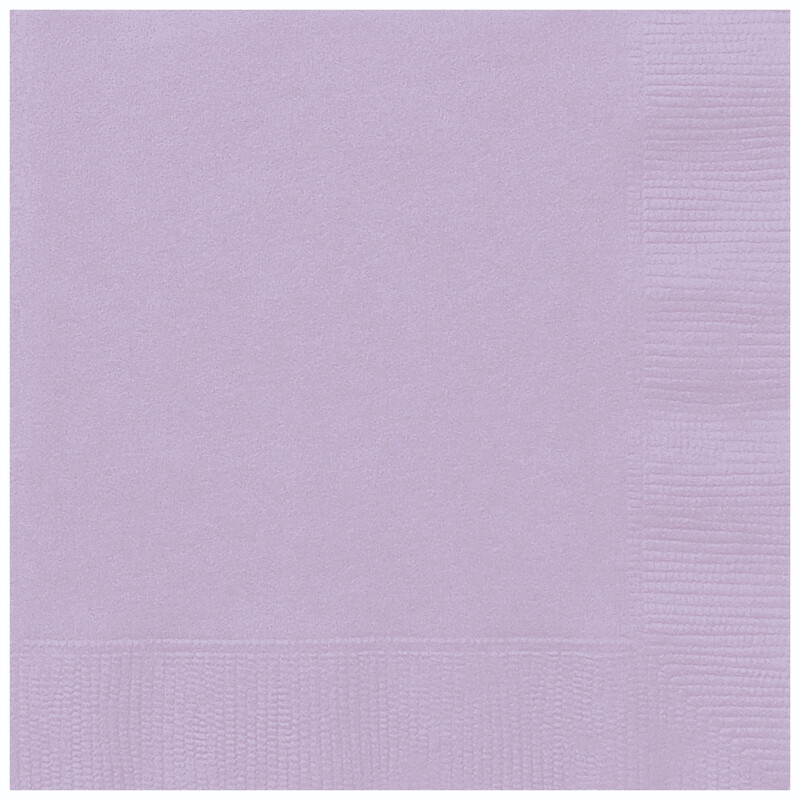 Unique Lunch Napkins, Lavender, 20 pack