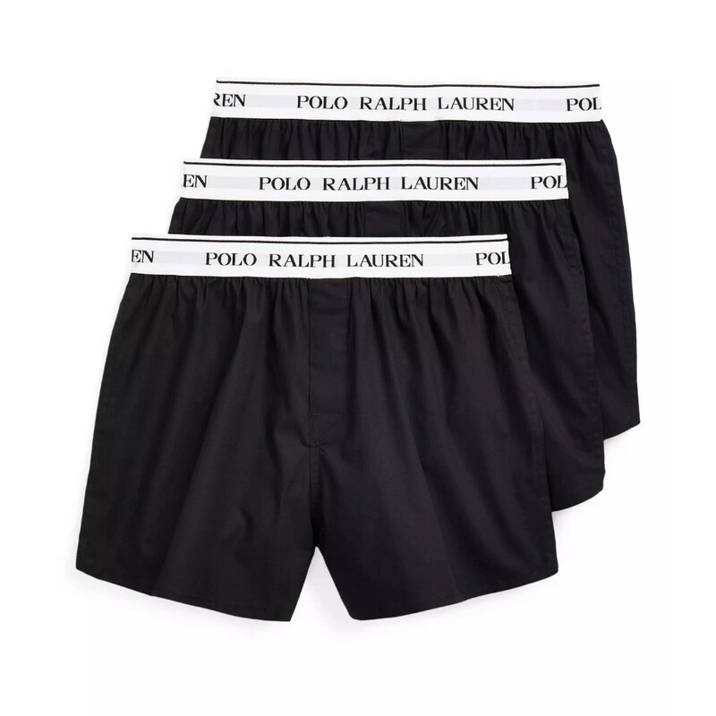 Stretch Cotton Boxer 3-Pack Black/Black/Black XXL 714866472001