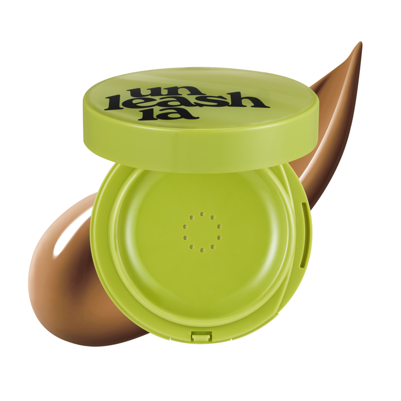 Unleashia Green Satin Wear Healthy- Cushion 35N Toffee 15G