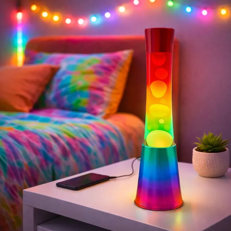 Lava Lamp Tower Rainbow Multicolour
