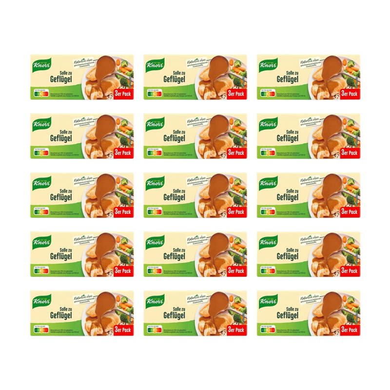 knorr Geflügel Soße Vorteilspack 15 × (3 x 0,25 l)