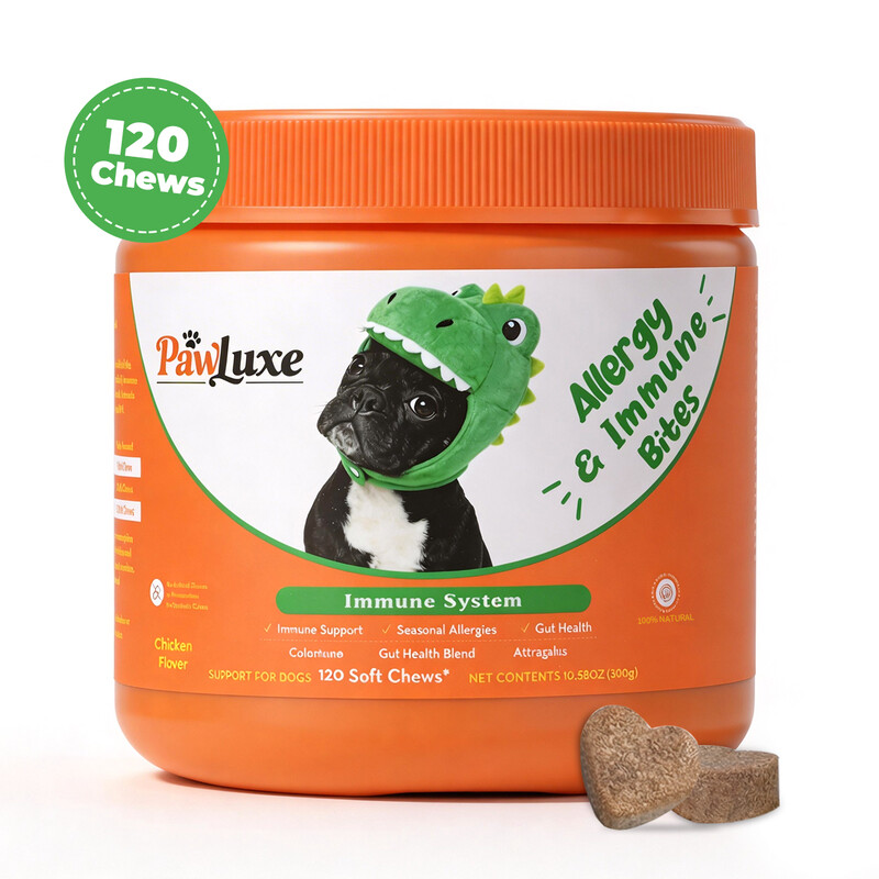 Dog Allergy Immune Support Snacks (Regulation) Chicken Flavor, 2.5g*120 count