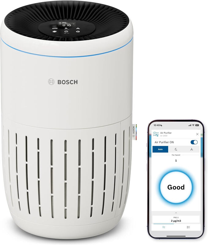 Bosch Home Comfort 7733703375 Air 2000i Purificateur d'air 37 m Blanc