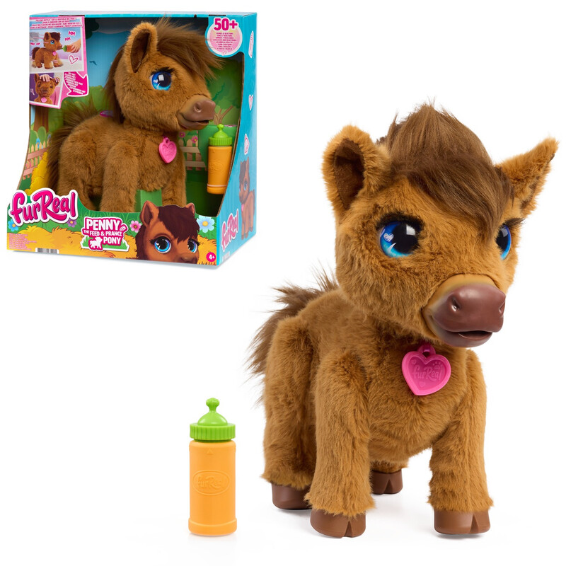 furReal Interactive Soft Toy: Penny the Feed and Prance Pony, a Walking & Nurturing Pet Companion for Kids