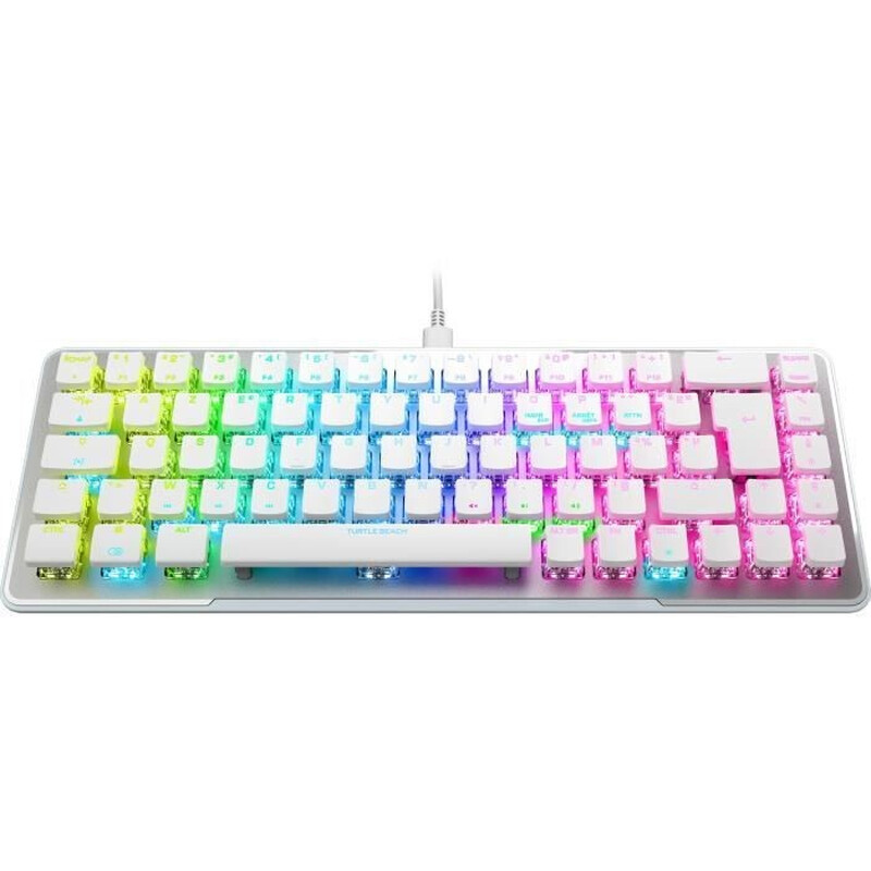 Clavier gamer mécanique Turtle Beach Vulcan II Mini TKL RGB - blanc