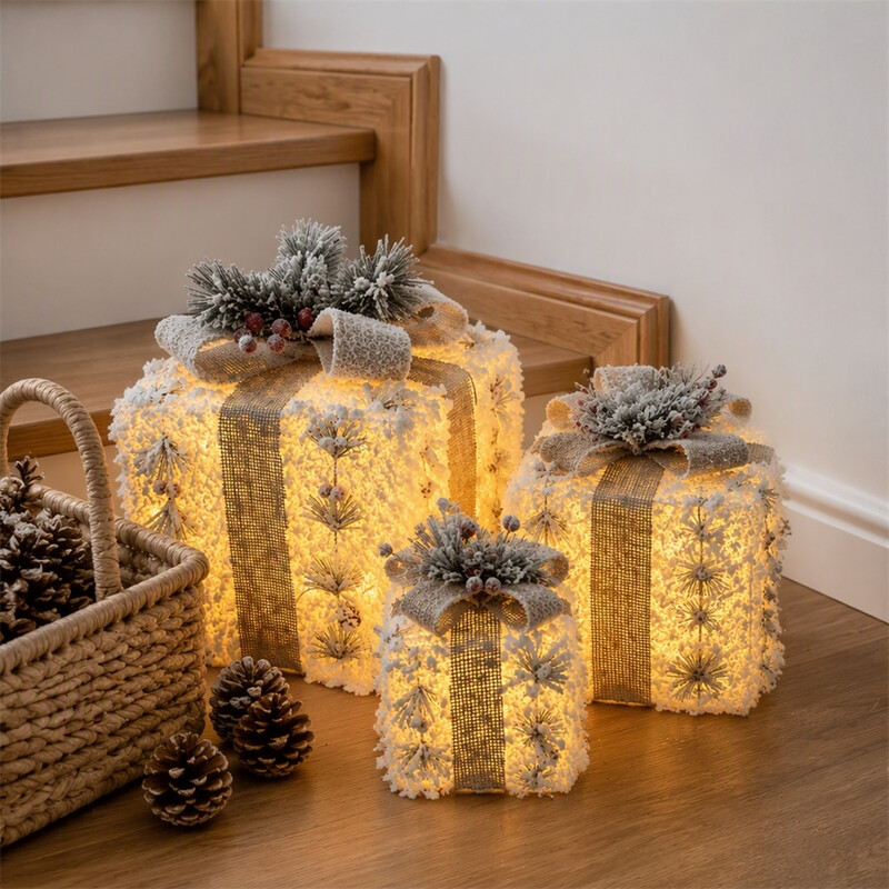Huacan Nr. 2 glasvezel pluche geschenkdoos 3-delig set