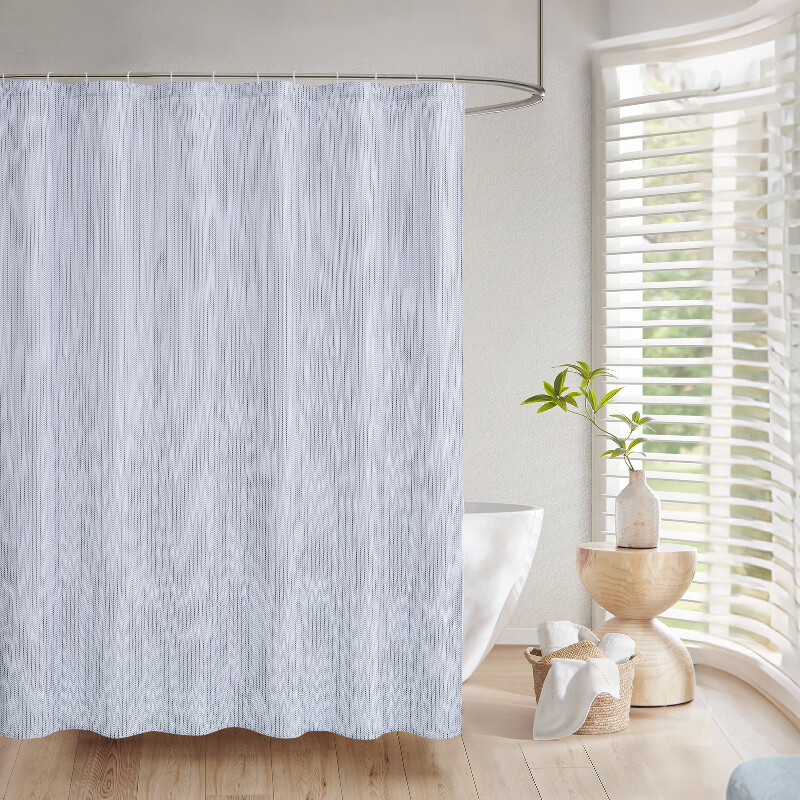 MEROPE, Polyester douchegordijn met print 180x180cm, Arctic Dream, 1 stuk