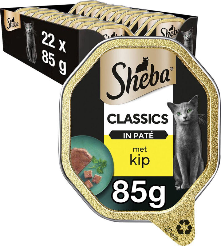 Sheba Pâté classique au poulet 22 x 85 g