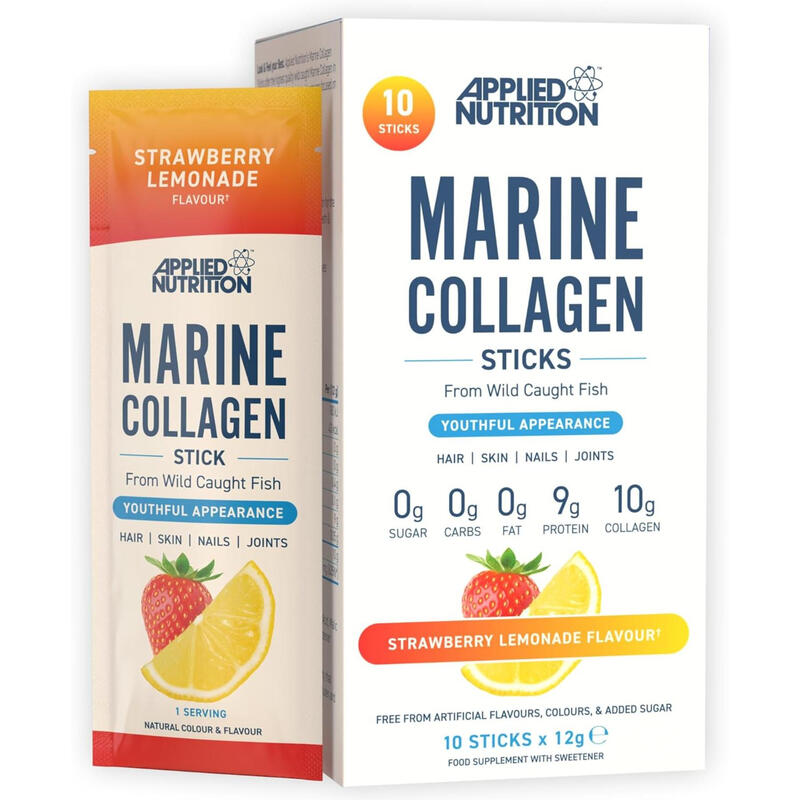 Marine Collagen Strawberry Lemonade - 12 x 12 g