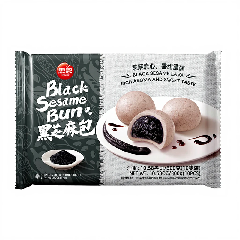 Synear Schwarzer Sesam Brötchen 300g