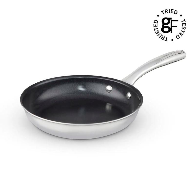 by Tower Tri-Ply 28cm Frying Pan, Induction Compatible, Stainless Steel