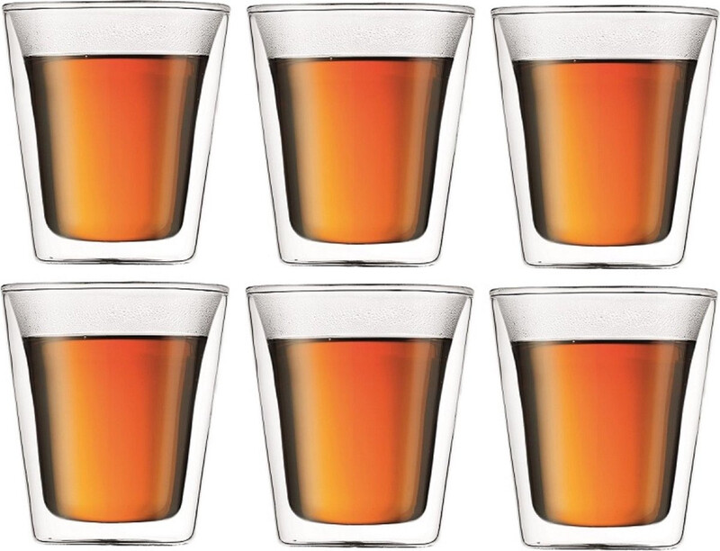 Bodum Canteen dubbelwandige glazen set - 6 stuks, 0,2 L
