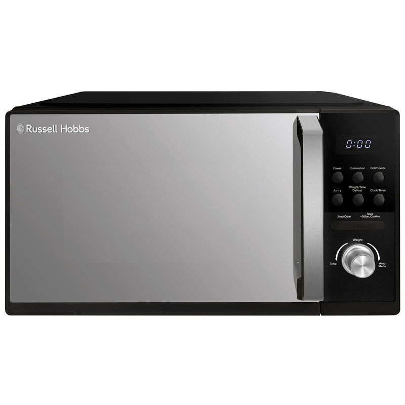 Russell Hobbs 4-in-1 Digital Combination Microwave Oven | 25L Capacity | Black | RHMAF2508B for Modern Kitchen Cooking