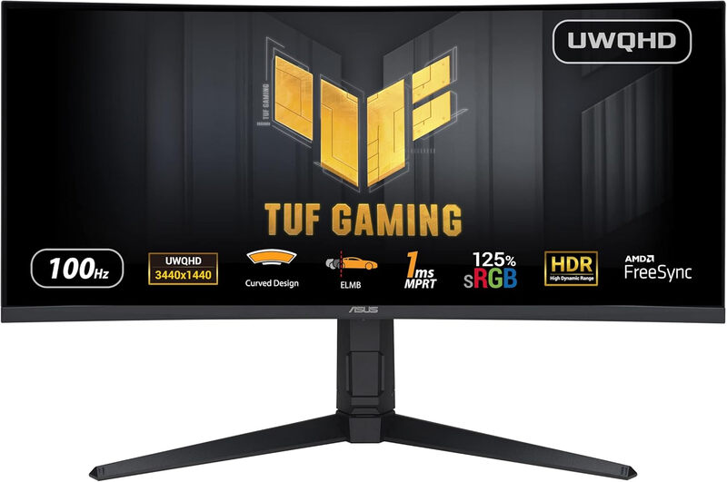 TUF VG34VQEL1A QHD 100Hz CURVED