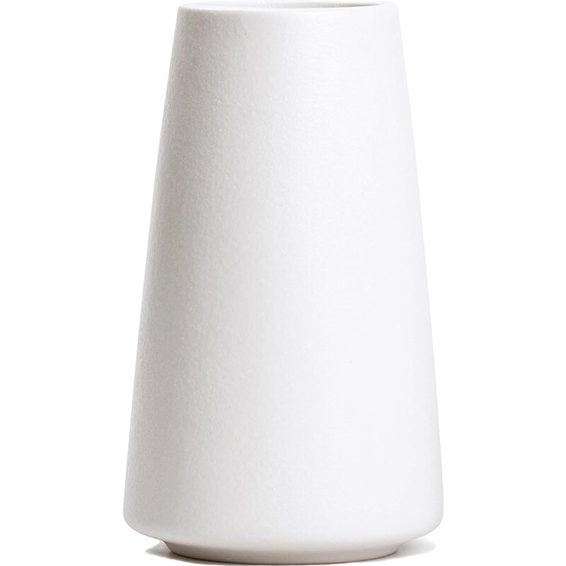 Yuejia Vase en céramique minimaliste blanc - 15 cm